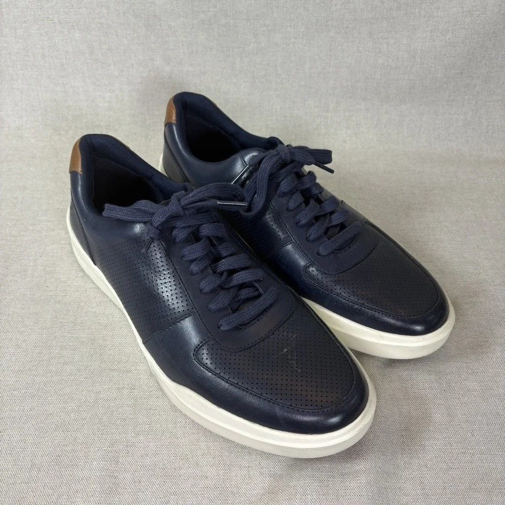 Cole Haan Z2806 Navy Grand Crosscourt Modern Perf Casual Sneaker Size‎ 10 M